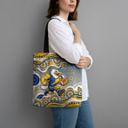 West Coast Eagles Tote Bag Aboriginal Dot Pattern - Football Mascot Heritage Pride