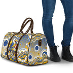 West Coast Eagles Travel Bag Aboriginal Dot Pattern - Football Mascot Heritage Pride