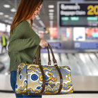 West Coast Eagles Travel Bag Aboriginal Dot Pattern - Football Mascot Heritage Pride