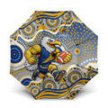West Coast Eagles Umbrella Aboriginal Dot Pattern - Football Mascot Heritage Pride