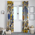 West Coast Eagles Window Curtain Aboriginal Dot Pattern - Football Mascot Heritage Pride
