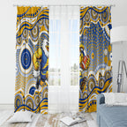 West Coast Eagles Window Curtain Aboriginal Dot Pattern - Football Mascot Heritage Pride