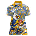 West Coast Eagles Women Polo Shirt Aboriginal Dot Pattern - Football Mascot Heritage Pride