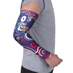 Western Bulldogs Arm Sleeves Aboriginal Dot Pattern - Football Mascot Heritage Pride