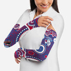 Western Bulldogs Arm Sleeves Aboriginal Dot Pattern - Football Mascot Heritage Pride