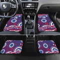 Western Bulldogs Car Mats Aboriginal Dot Pattern - Football Mascot Heritage Pride
