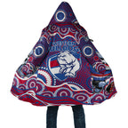 Western Bulldogs Cloak Aboriginal Dot Pattern - Football Mascot Heritage Pride