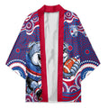 Western Bulldogs Kimono Aboriginal Dot Pattern - Football Mascot Heritage Pride