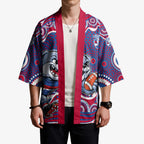 Western Bulldogs Kimono Aboriginal Dot Pattern - Football Mascot Heritage Pride
