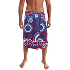 Western Bulldogs Lavalava Aboriginal Dot Pattern - Football Mascot Heritage Pride