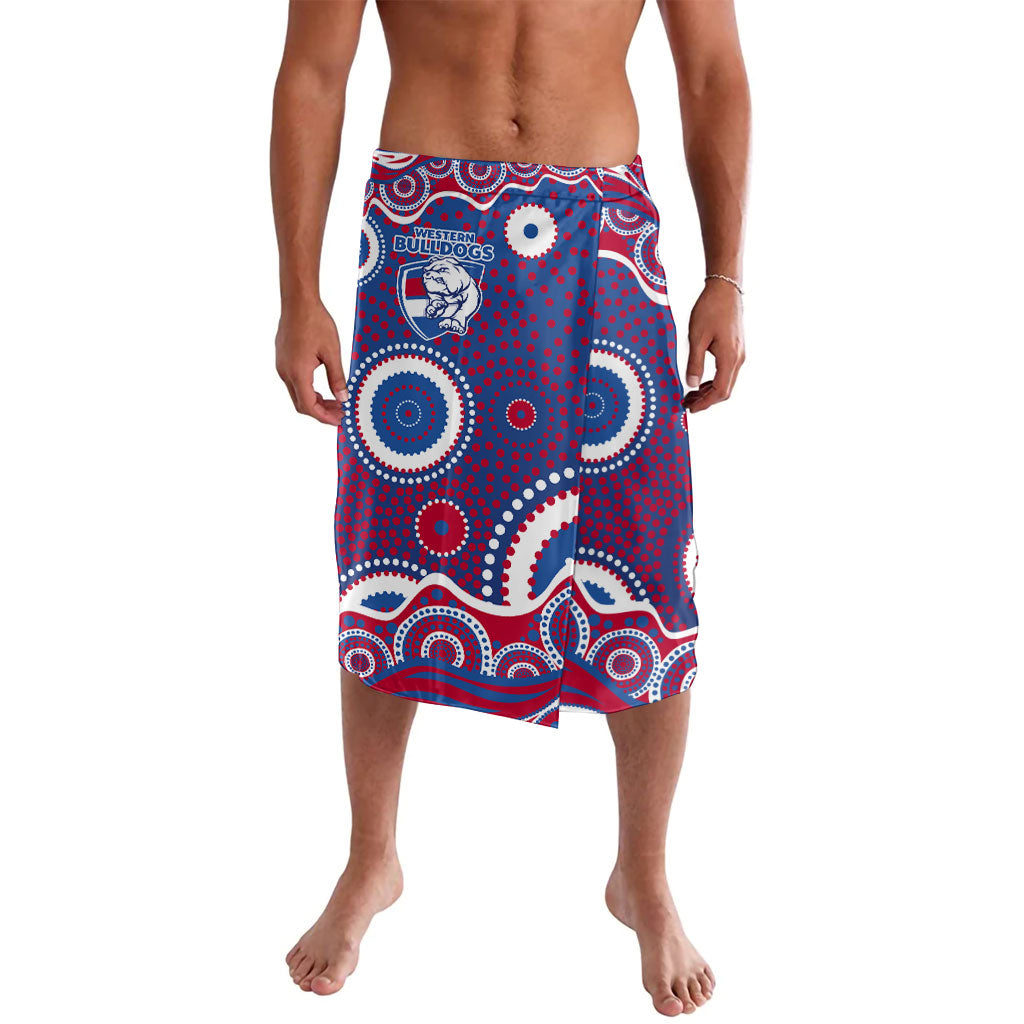 Western Bulldogs Lavalava Aboriginal Dot Pattern - Football Mascot Heritage Pride