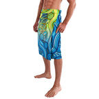 Australia National Swimming Team Lavalava Aboriginal Dot Art Ocean Wave Pattern