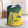 Australia National Swimming Laundry Basket Tribal Dolphin Indigenous Pattern Art