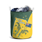 Australia National Swimming Laundry Basket Tribal Dolphin Indigenous Pattern Art