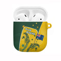 Australia National Swimming AirPods Case Tribal Dolphin Indigenous Pattern Art