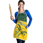 Australia National Swimming Apron Tribal Dolphin Indigenous Pattern Art