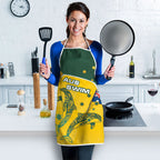 Australia National Swimming Apron Tribal Dolphin Indigenous Pattern Art