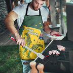 Australia National Swimming Apron Tribal Dolphin Indigenous Pattern Art