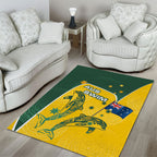 Australia National Swimming Area Rug Tribal Dolphin Indigenous Pattern Art