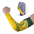 Australia National Swimming Arm Sleeves Tribal Dolphin Indigenous Pattern Art