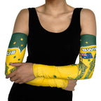 Australia National Swimming Arm Sleeves Tribal Dolphin Indigenous Pattern Art
