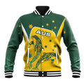 Australia National Swimming Baseball Jacket Tribal Dolphin Indigenous Pattern Art
