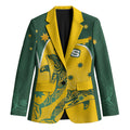 Australia National Swimming Blazer Tribal Dolphin Indigenous Pattern Art
