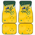 Australia National Swimming Car Mats Tribal Dolphin Indigenous Pattern Art