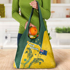 Australia National Swimming Grocery Bag Tribal Dolphin Indigenous Pattern Art