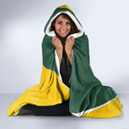 Australia National Swimming Hooded Blanket Tribal Dolphin Indigenous Pattern Art