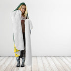 Australia National Swimming Hooded Blanket Tribal Dolphin Indigenous Pattern Art