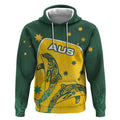 Australia National Swimming Hoodie Tribal Dolphin Indigenous Pattern Art