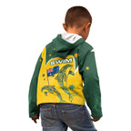 Australia National Swimming Kid Hoodie Tribal Dolphin Indigenous Pattern Art