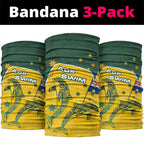 Australia National Swimming Neck Gaiter Tribal Dolphin Indigenous Pattern Art