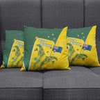 Australia National Swimming Pillow Cover Tribal Dolphin Indigenous Pattern Art