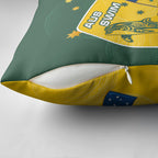 Australia National Swimming Pillow Cover Tribal Dolphin Indigenous Pattern Art