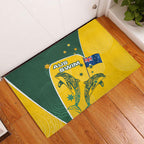 Australia National Swimming Rubber Doormat Tribal Dolphin Indigenous Pattern Art