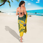 Australia National Swimming Sarong Tribal Dolphin Indigenous Pattern Art