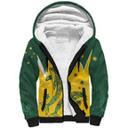 Australia National Swimming Sherpa Hoodie Tribal Dolphin Indigenous Pattern Art