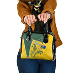 Australia National Swimming Shoulder Handbag Tribal Dolphin Indigenous Pattern Art