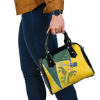 Australia National Swimming Shoulder Handbag Tribal Dolphin Indigenous Pattern Art