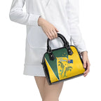 Australia National Swimming Shoulder Handbag Tribal Dolphin Indigenous Pattern Art