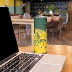 Australia National Swimming Skinny Tumbler Tribal Dolphin Indigenous Pattern Art