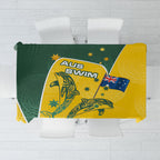 Australia National Swimming Tablecloth Tribal Dolphin Indigenous Pattern Art