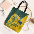 Australia National Swimming Tote Bag Tribal Dolphin Indigenous Pattern Art