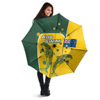 Australia National Swimming Umbrella Tribal Dolphin Indigenous Pattern Art