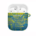 Australia National Swimming Team AirPods Case Aboriginal Shark Dot Pattern Ocean Art