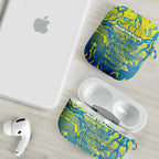 Australia National Swimming Team AirPods Case Aboriginal Shark Dot Pattern Ocean Art
