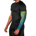 Australia National Swimming Team Arm Sleeves Aboriginal Shark Dot Pattern Ocean Art