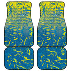 Australia National Swimming Team Car Mats Aboriginal Shark Dot Pattern Ocean Art